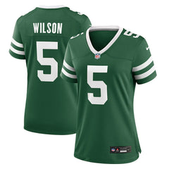 Garrett Wilson New York Jets Women's Game Jersey - Legacy Green - Nike