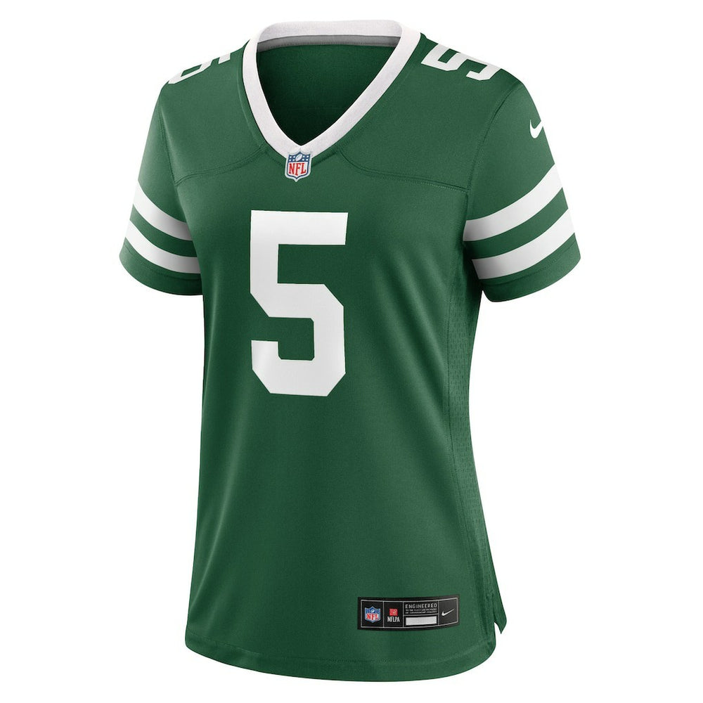 Garrett Wilson New York Jets Women's Game Jersey - Legacy Green - Nike
