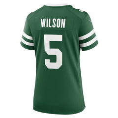 Garrett Wilson New York Jets Women's Game Jersey - Legacy Green - Nike