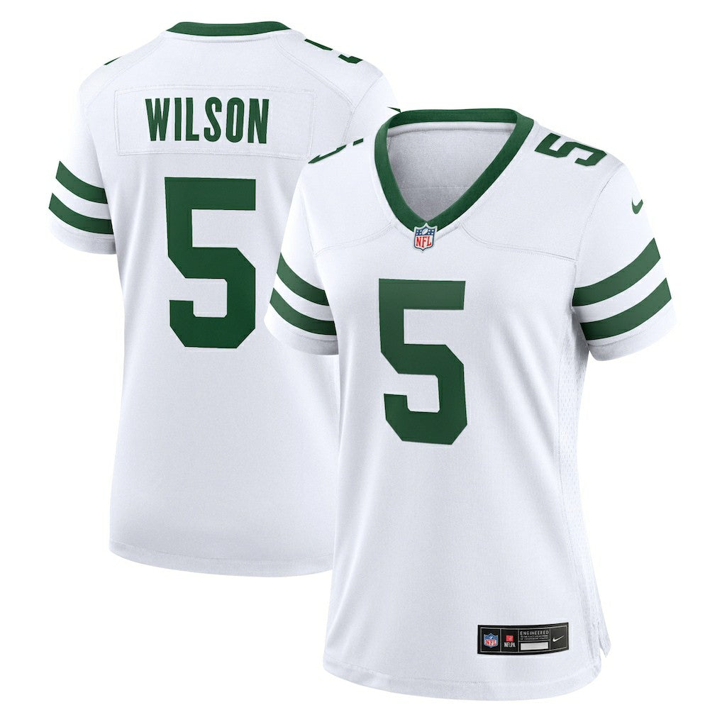 Garrett Wilson New York Jets Women's Game Jersey - Legacy White - Nike