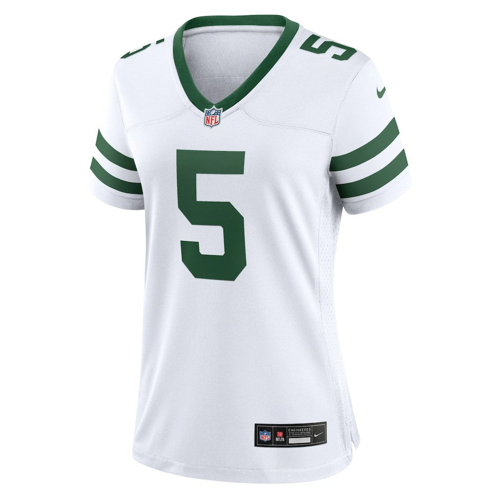 Garrett Wilson New York Jets Women's Game Jersey - Legacy White - Nike