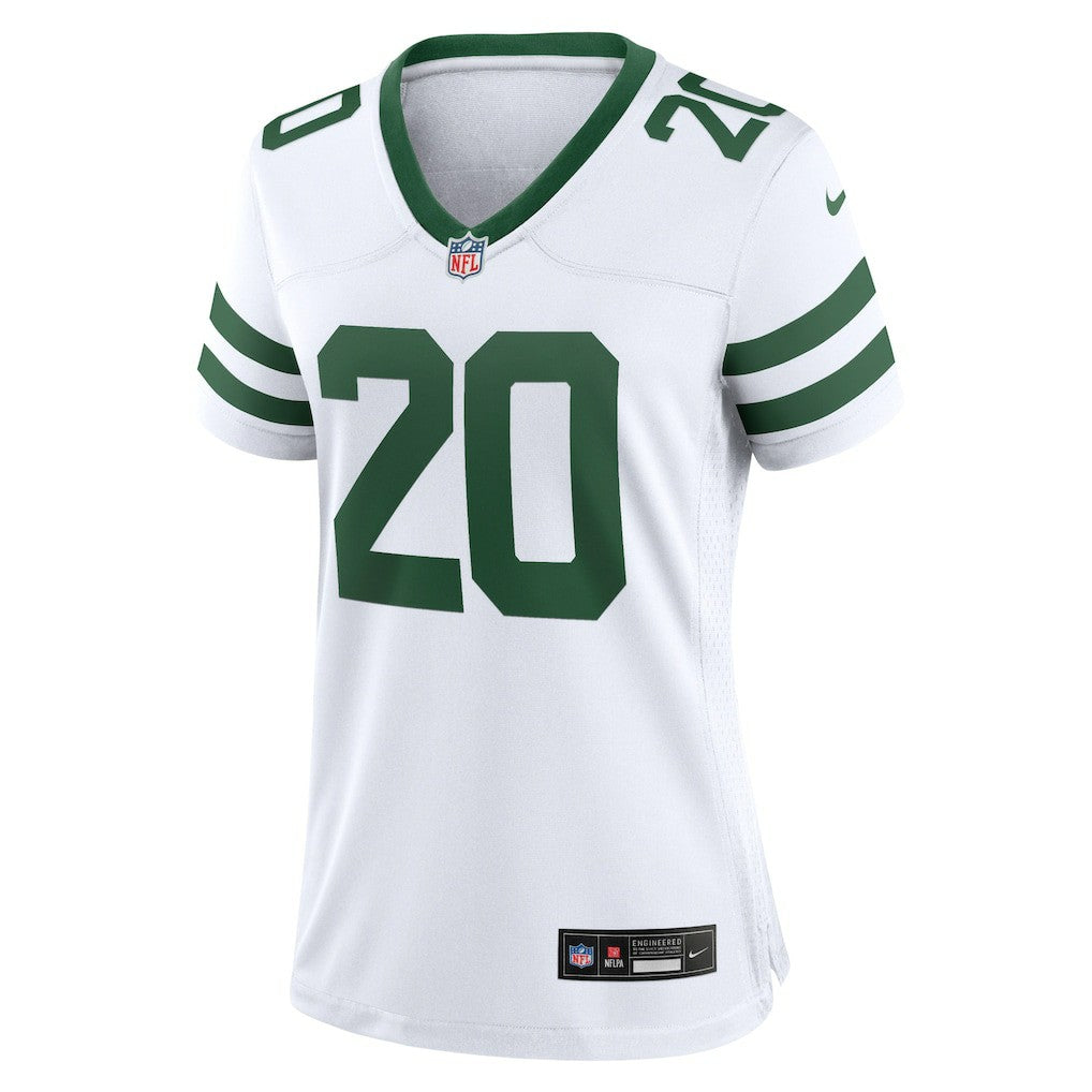 Breece Hall New York Jets Women's Game Jersey - Legacy White - Nike