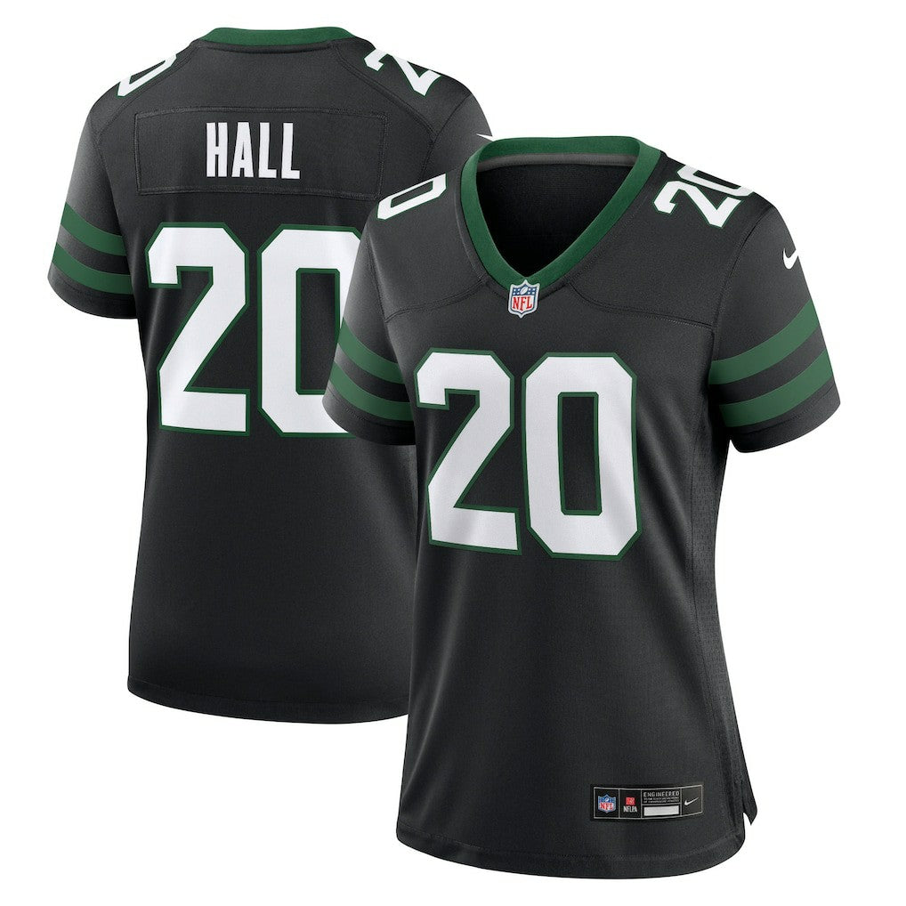 Breece Hall New York Jets Women's Alternate Game Jersey - Legacy Black - Nike