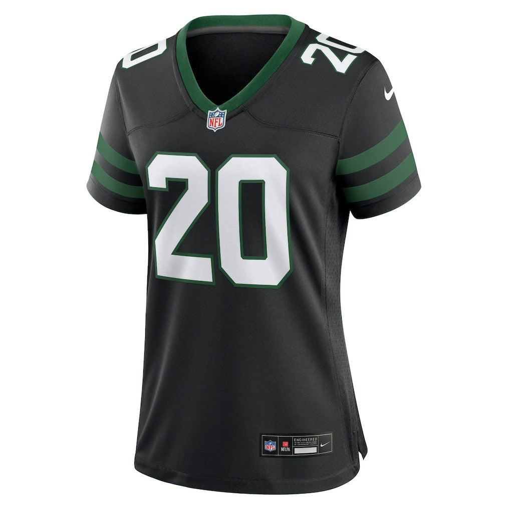 Breece Hall New York Jets Women's Alternate Game Jersey - Legacy Black - Nike