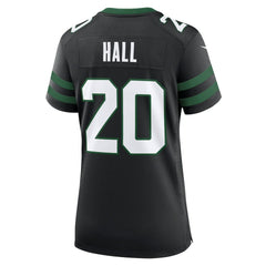 Breece Hall New York Jets Women's Alternate Game Jersey - Legacy Black - Nike