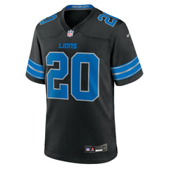 Barry Sanders Detroit Lions 2nd Alternate Retired Player Game Jersey - Black - Nike