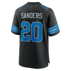 Barry Sanders Detroit Lions 2nd Alternate Retired Player Game Jersey - Black - Nike