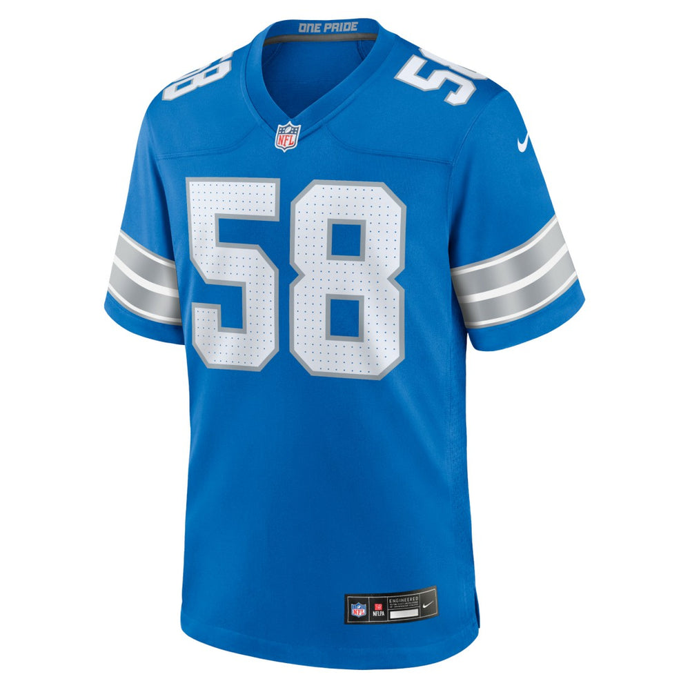 Penei Sewell Detroit Lions Game Jersey - Blue - Nike