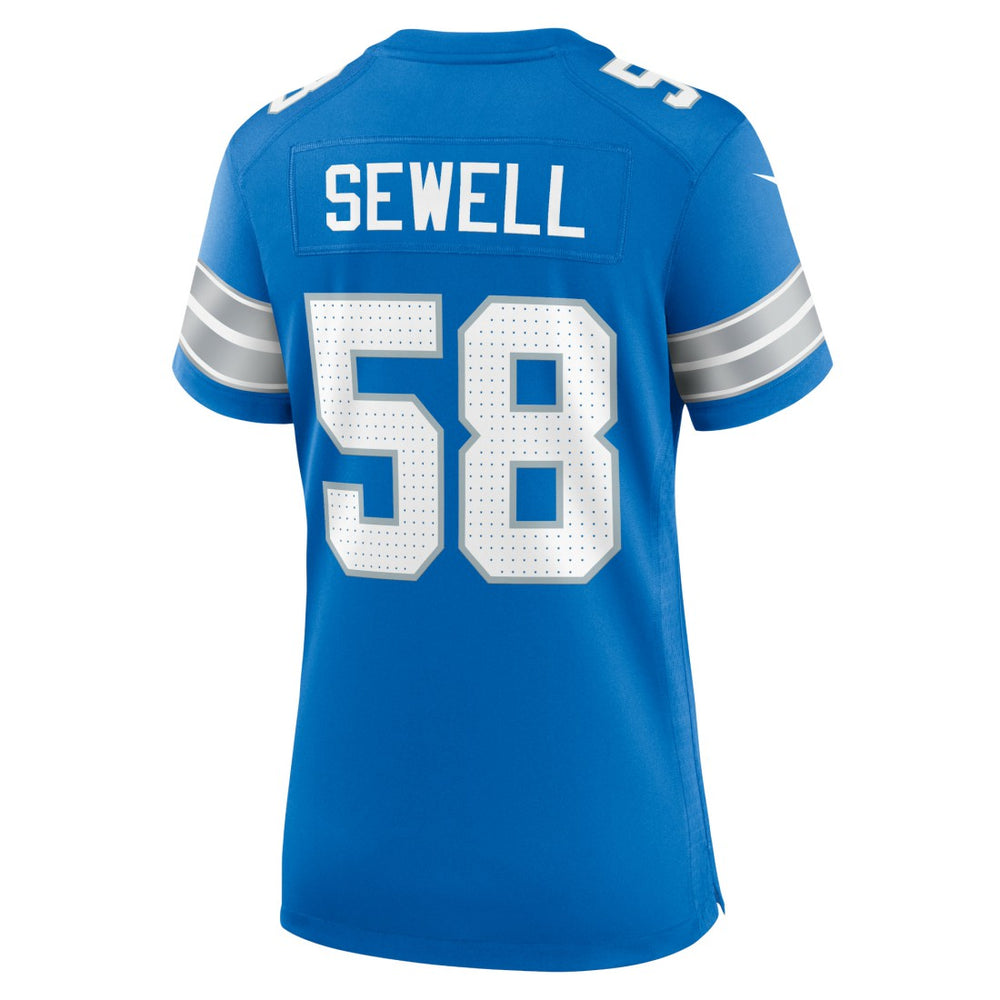 Penei Sewell Detroit Lions Women's Game Jersey - Blue - Nike