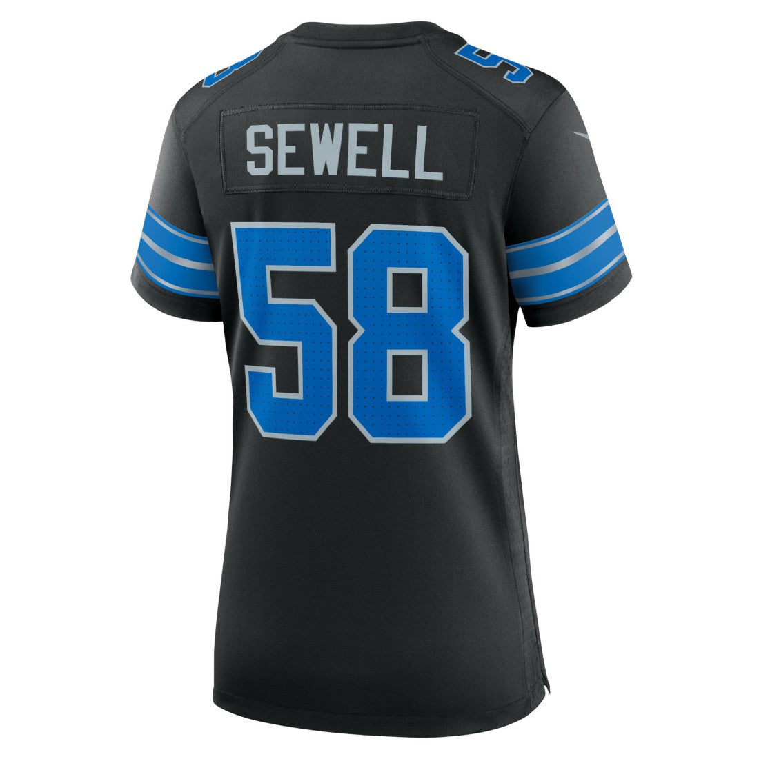 Penei Sewell Detroit Lions Women's 2nd Alternate Game Jersey - Black - Nike