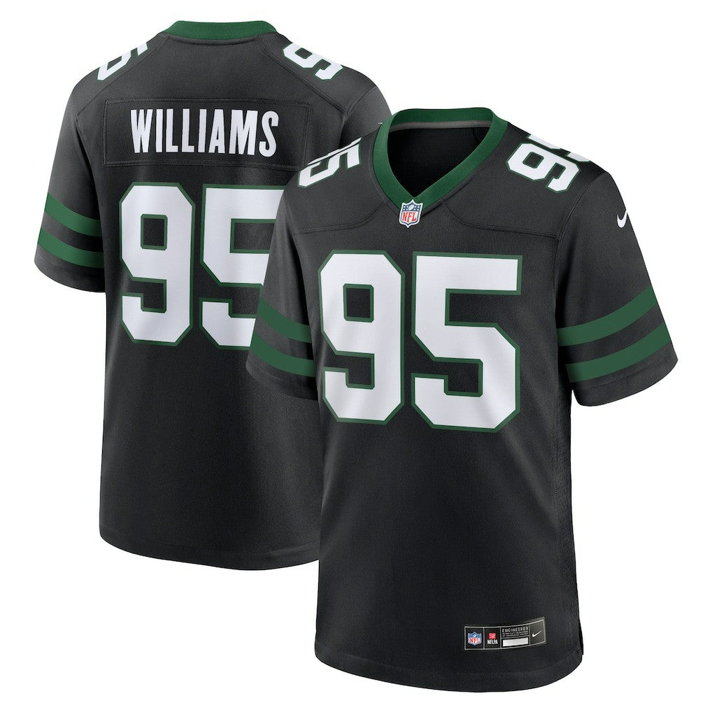 Quinnen Williams New York Jets Alternate Game Jersey - Legacy Black - Nike