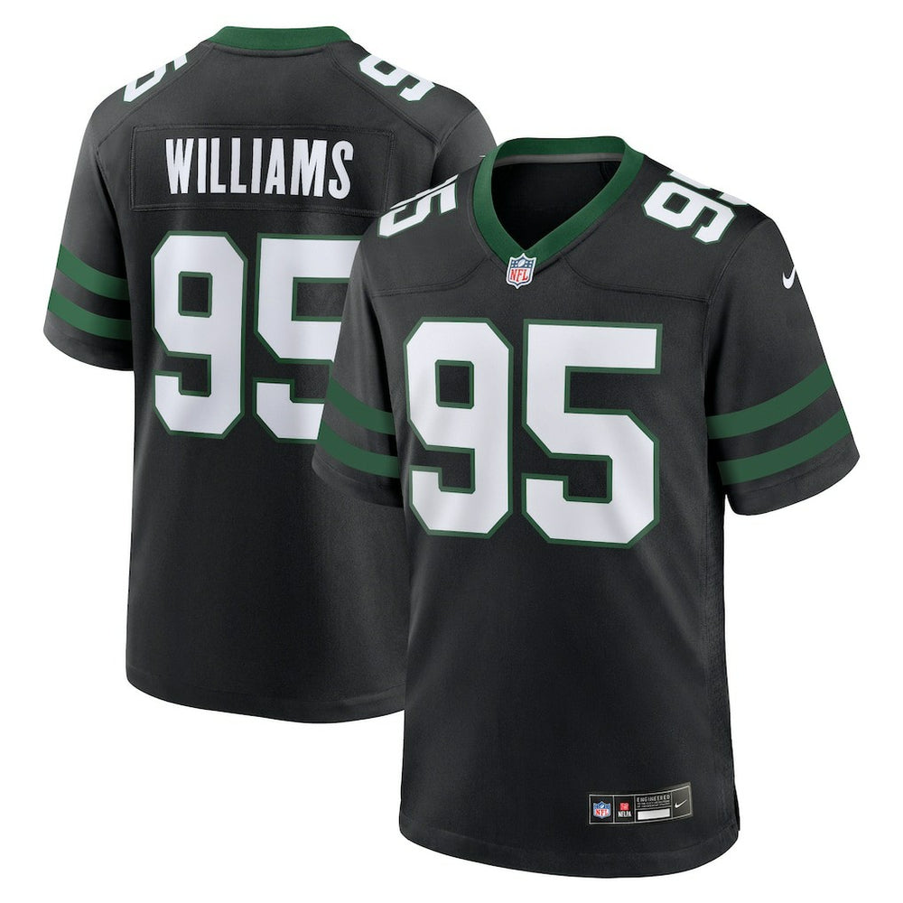 Quinnen Williams New York Jets Alternate Game Jersey - Legacy Black - Nike