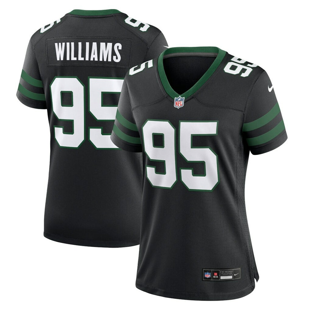 Quinnen Williams New York Jets Women's Alternate Game Jersey - Legacy Black - Nike