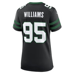 Quinnen Williams New York Jets Women's Alternate Game Jersey - Legacy Black - Nike