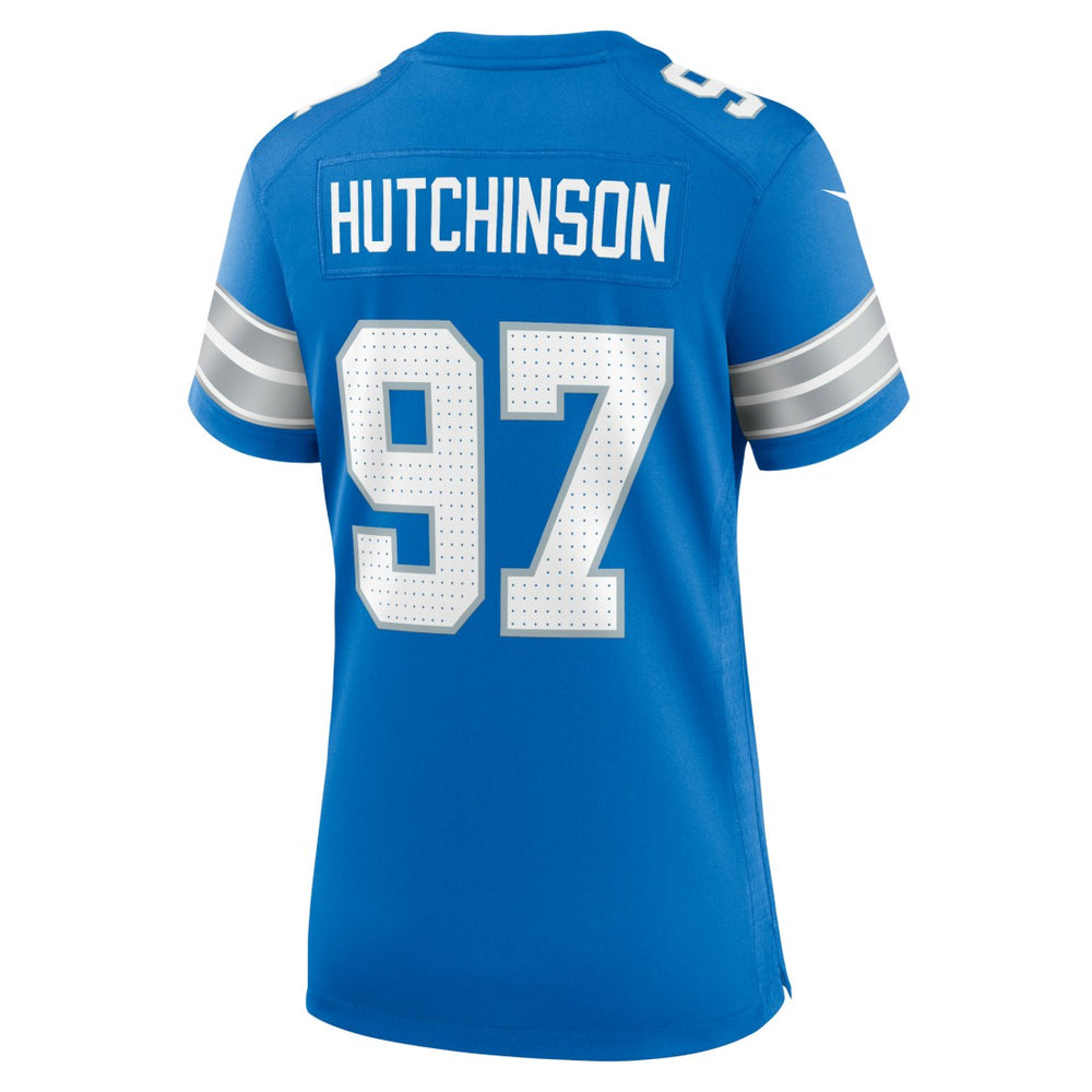 Aidan Hutchinson Detroit Lions Women's Game Jersey - Blue - Nike