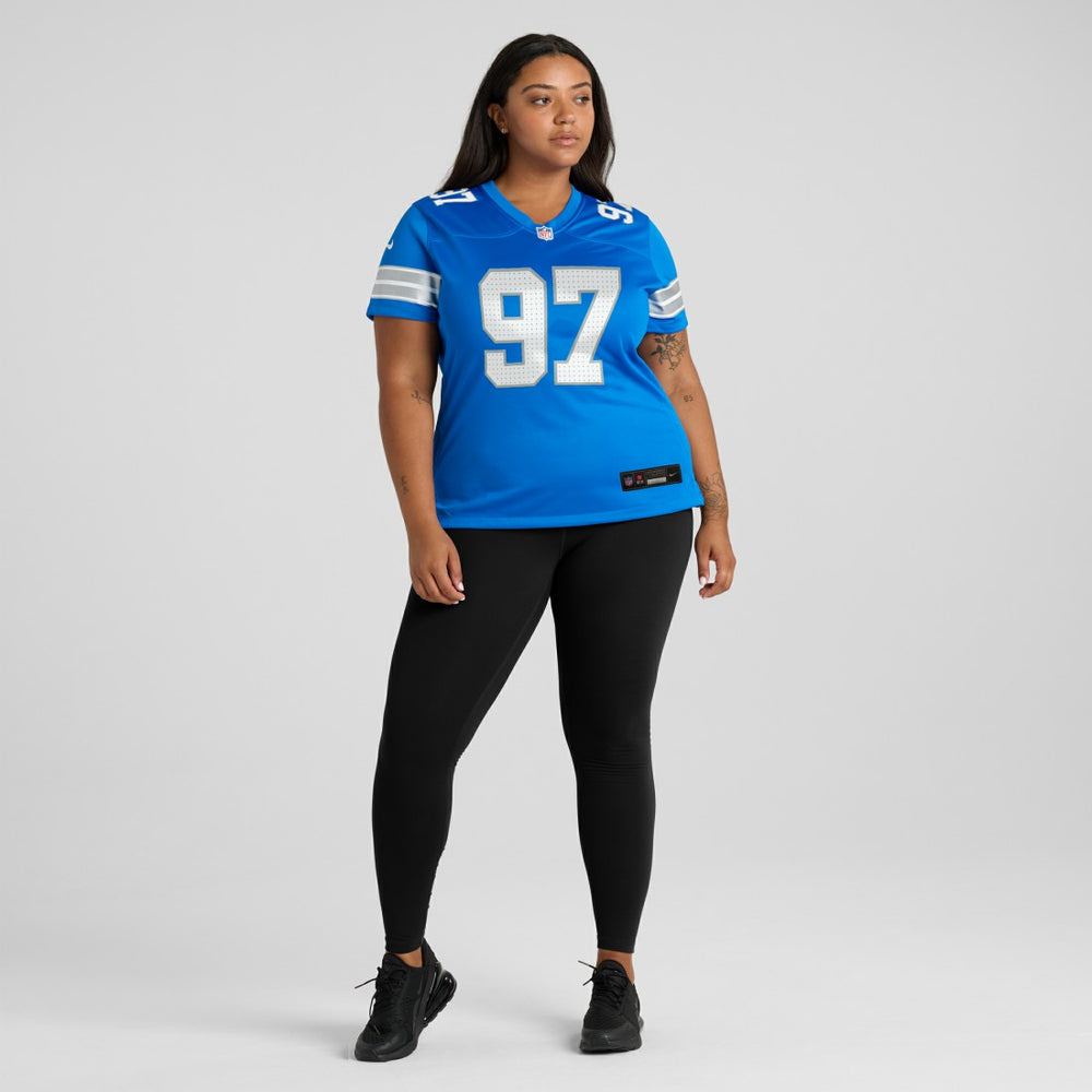 Aidan Hutchinson Detroit Lions Women's Game Jersey - Blue - Nike