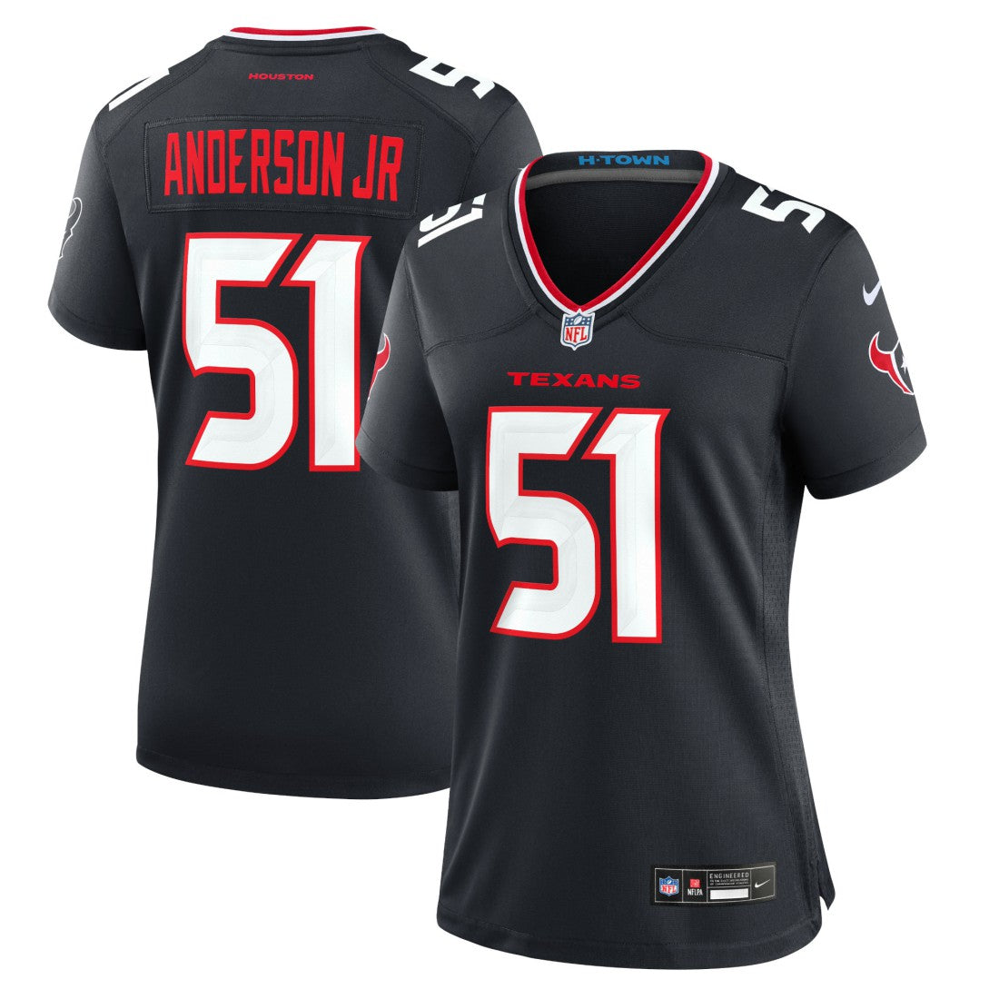 Will Anderson Jr. Houston Texans Women's Game Jersey - Navy - Nike