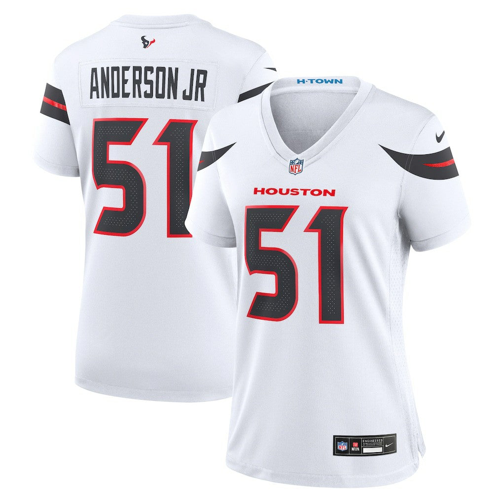 Will Anderson Jr. Houston Texans Women's Game Jersey - White - Nike