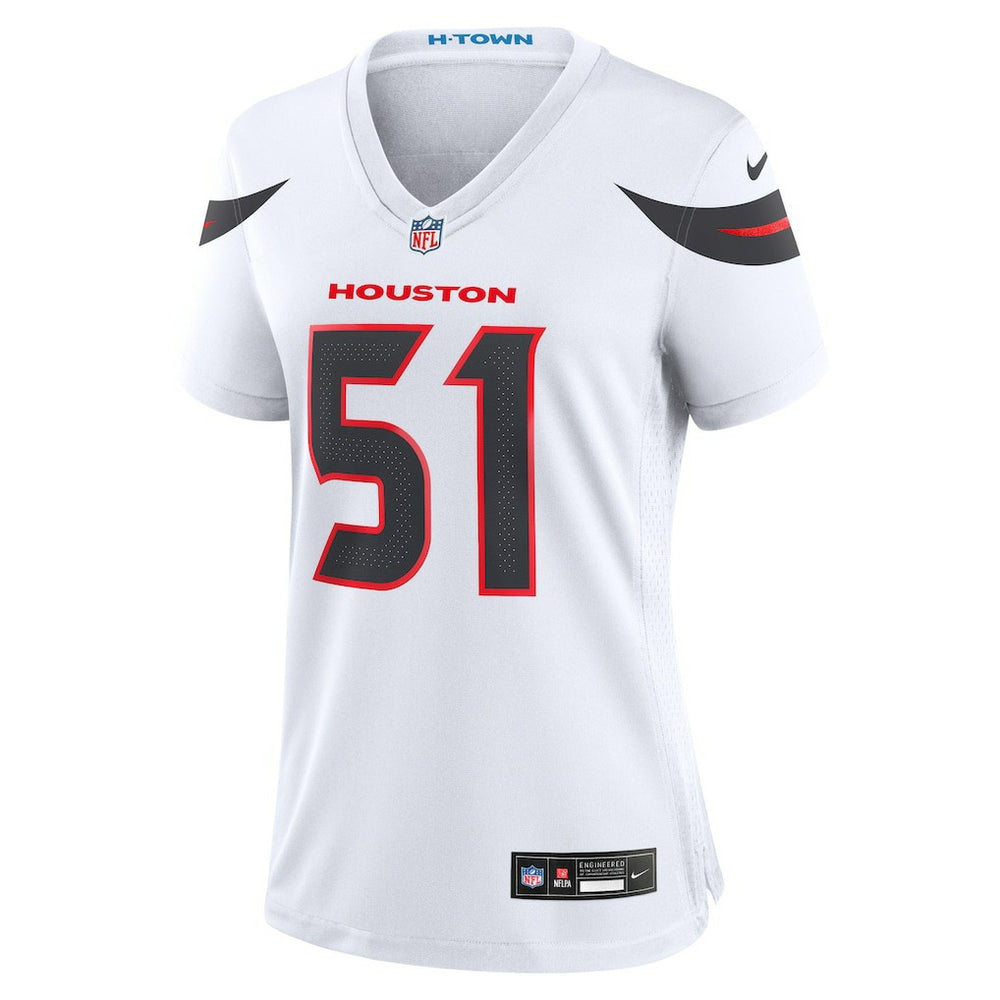 Will Anderson Jr. Houston Texans Women's Game Jersey - White - Nike