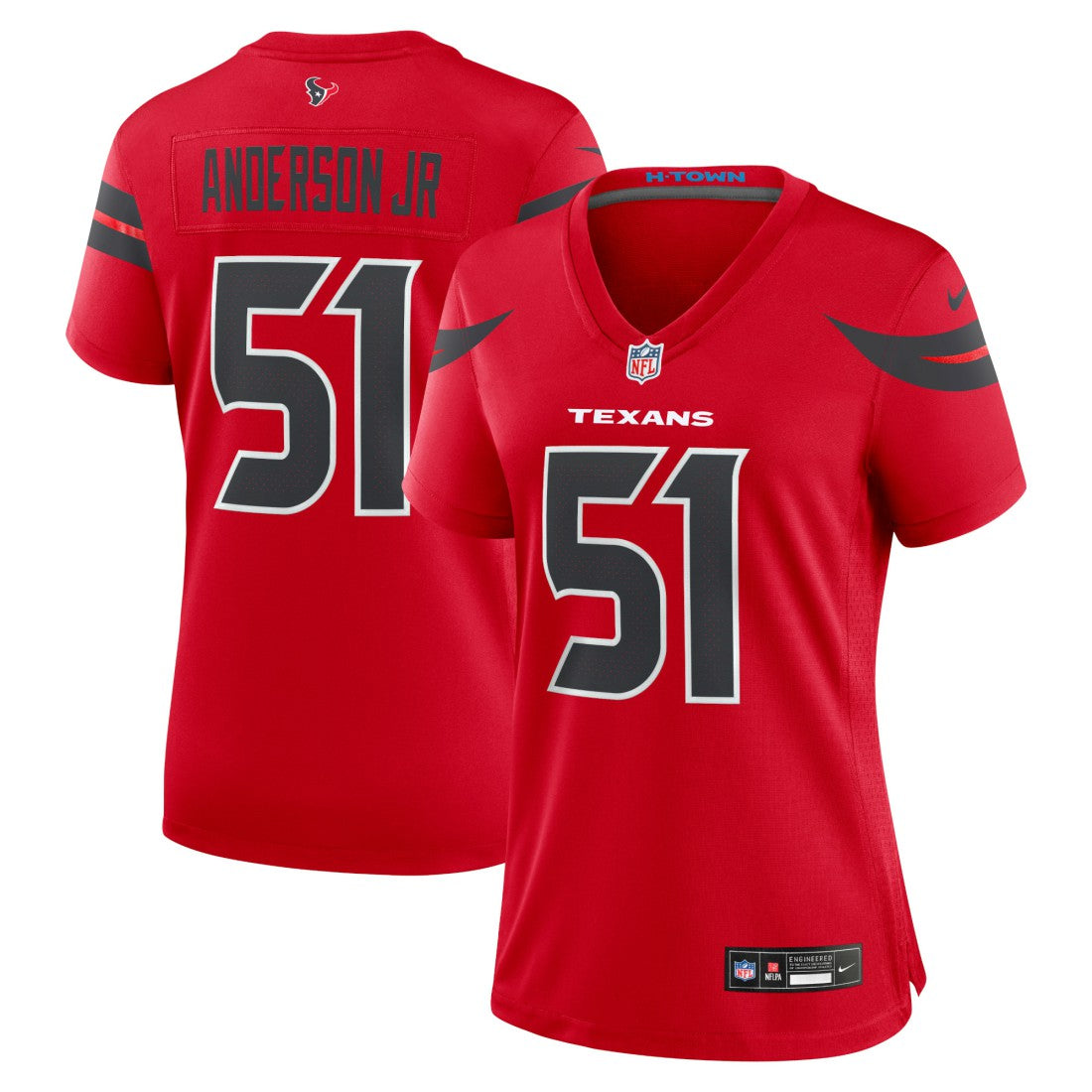 Will Anderson Jr. Houston Texans Women's Alternate Game Jersey - Red - Nike