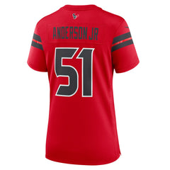 Will Anderson Jr. Houston Texans Women's Alternate Game Jersey - Red - Nike