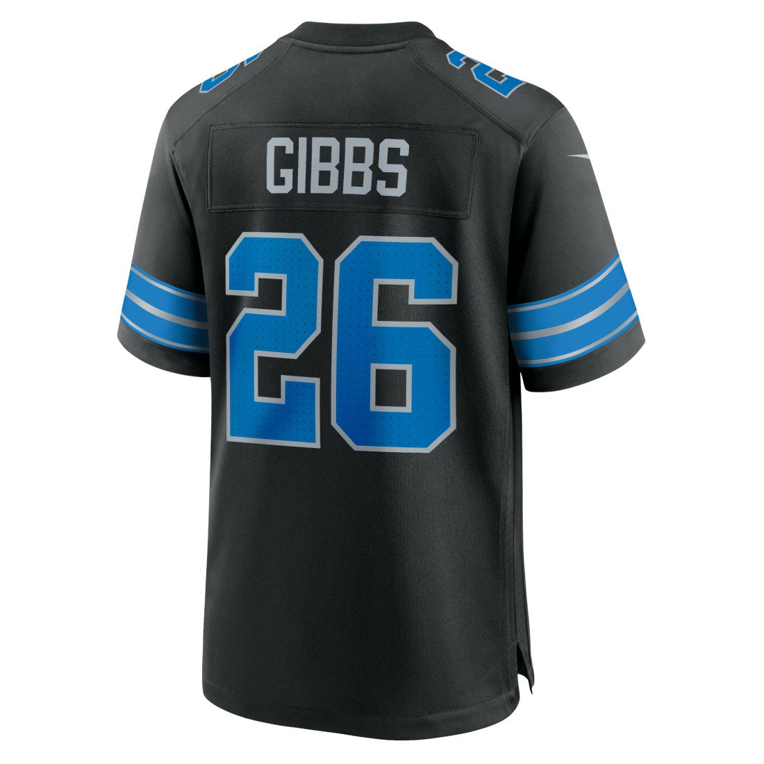 Jahmyr Gibbs Detroit Lions 2nd Alternate Game Jersey - Black - Nike