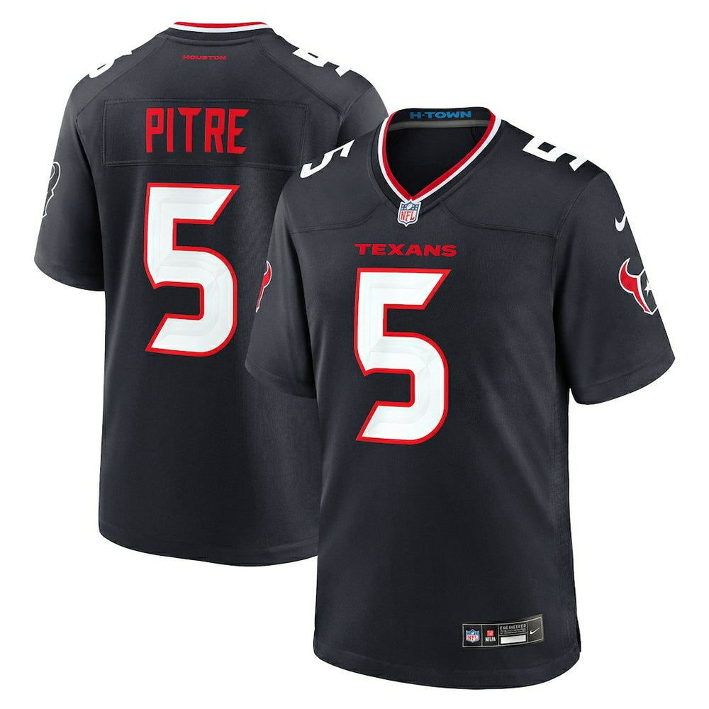 Jalen Pitre Houston Texans Game Jersey - Navy - Nike