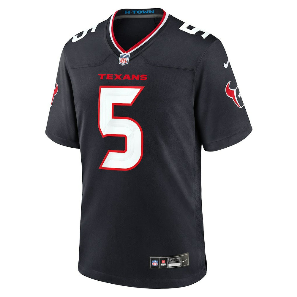 Jalen Pitre Houston Texans Game Jersey - Navy - Nike