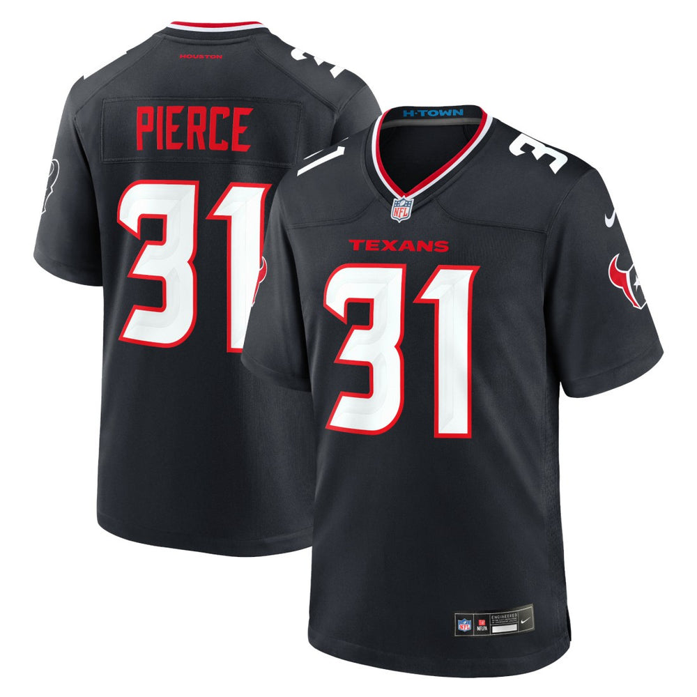 Dameon Pierce Houston Texans Game Jersey - Navy - Nike