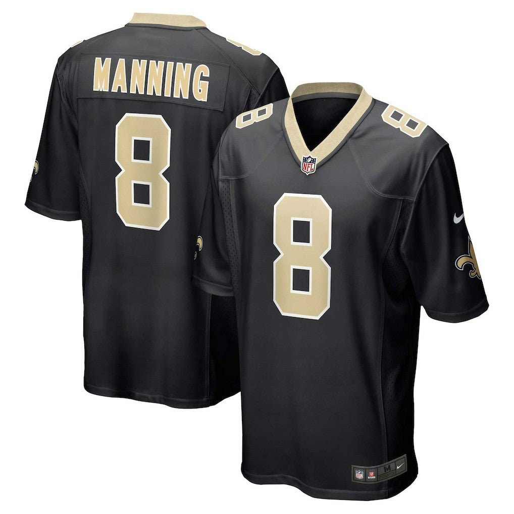 Archie Manning New Orleans Saints Retired Player Game Jersey - Black - Nike