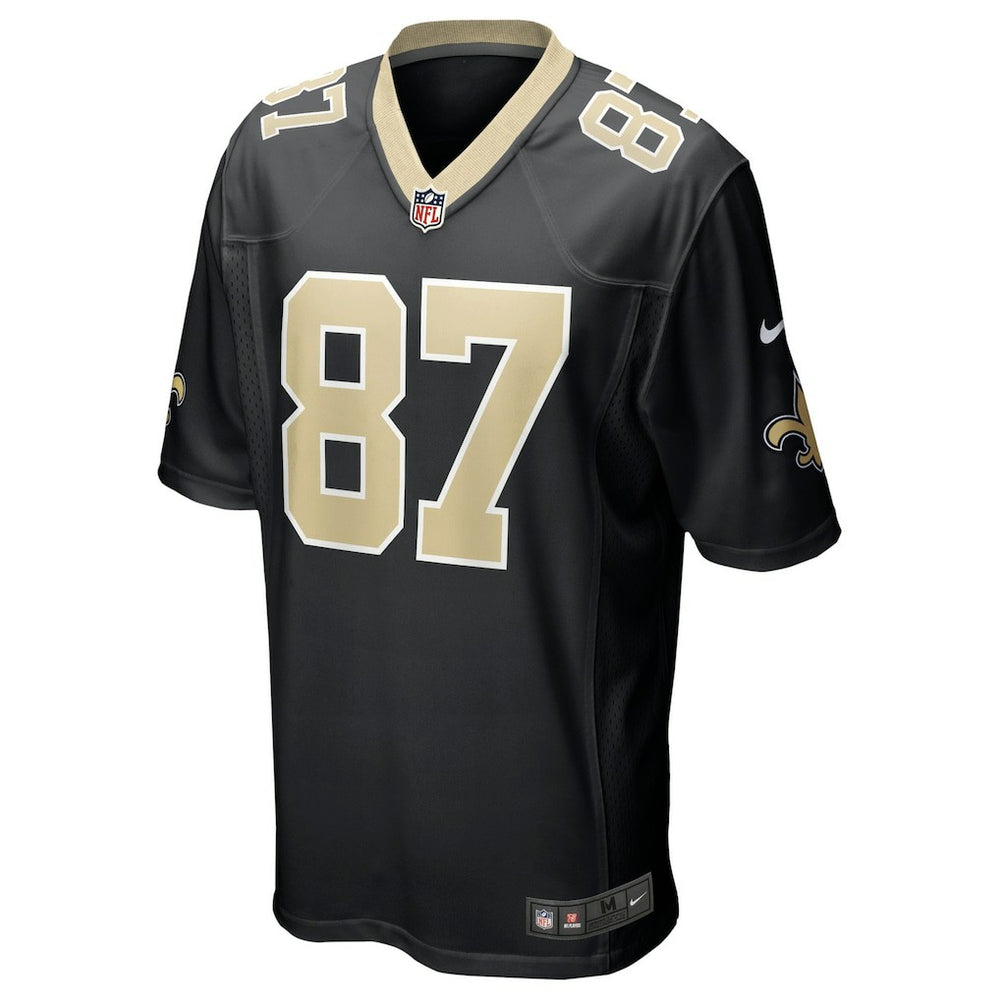 Foster Moreau New Orleans Saints Game Jersey - Black - Nike
