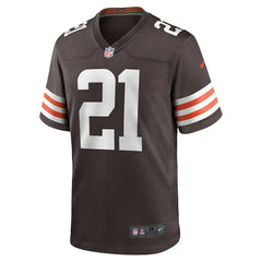 Denzel Ward Cleveland Browns Game Jersey - Brown - Nike