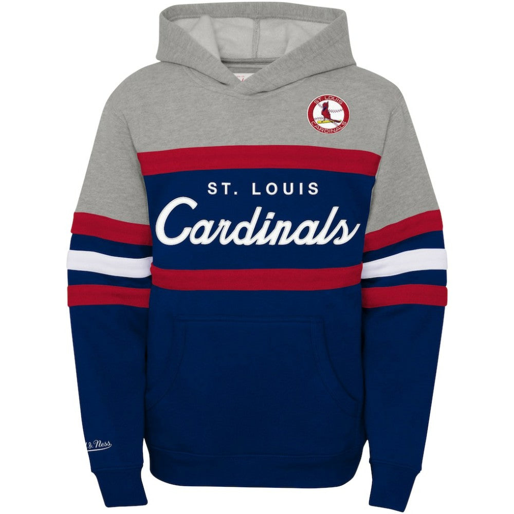 St. Louis Cardinals Mitchell & Ness Youth Cooperstown Collection Head Coach Pullover Hoodie Outlet