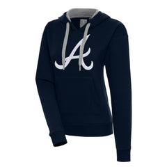 Atlanta Braves Antigua Women's Victory Pullover Hoodie Near Me