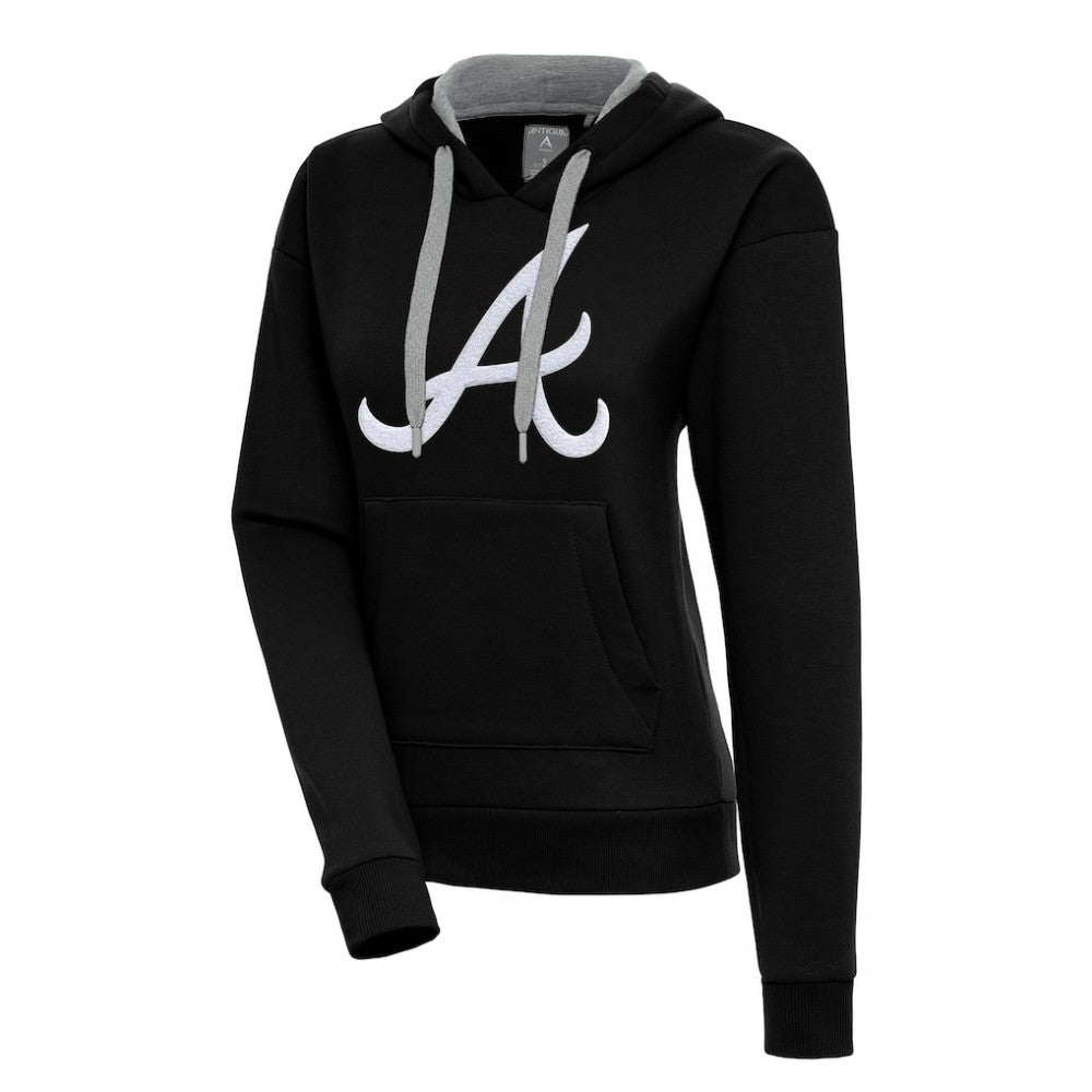 Atlanta Braves Antigua Women's Victory Pullover Hoodie Sale