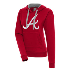 Atlanta Braves Antigua Women's Victory Pullover Hoodie Discount