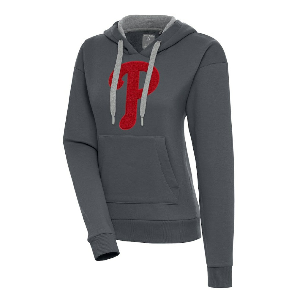 Philadelphia Phillies Antigua Women's Victory Pullover Hoodie for sale