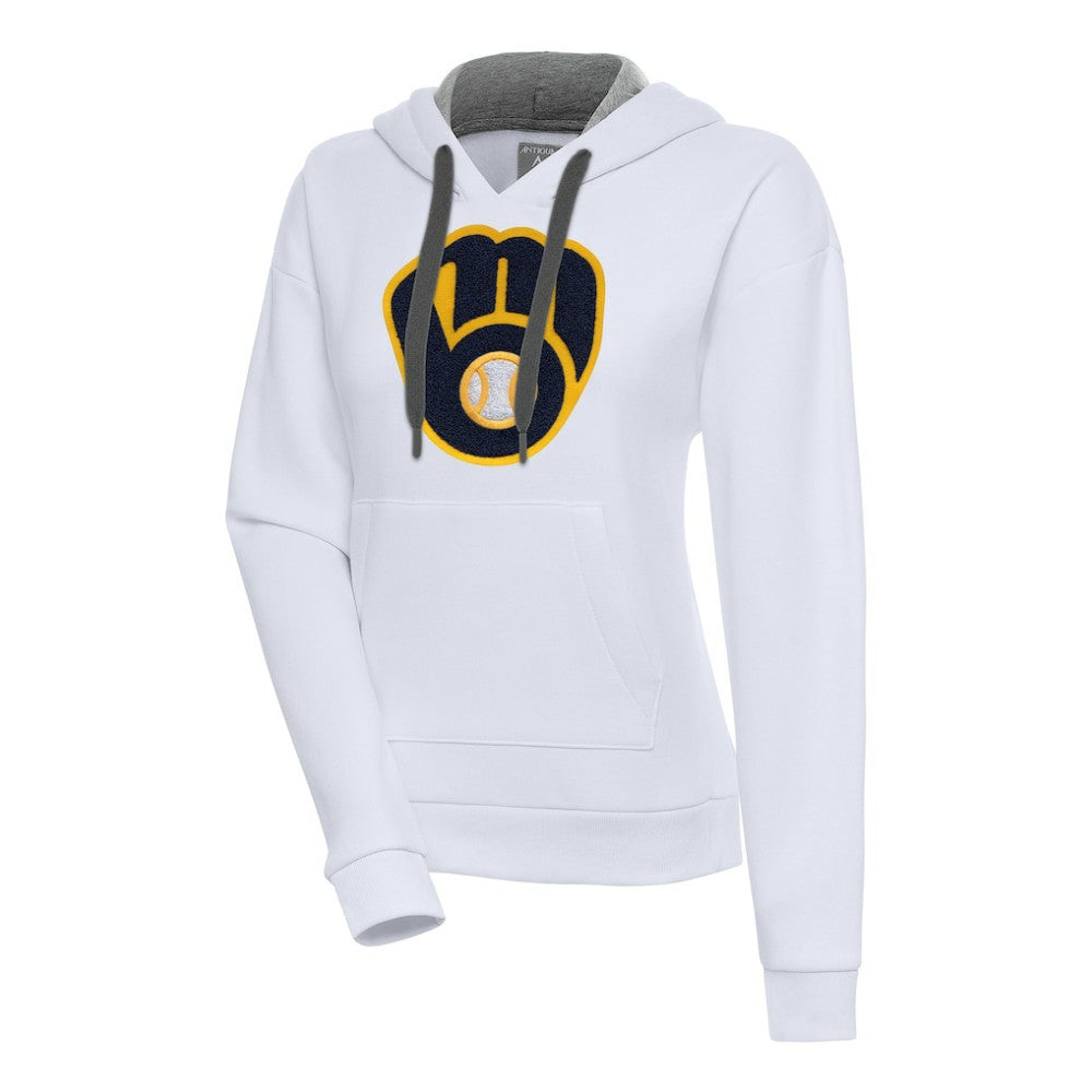 Milwaukee Brewers Antigua Women's Victory Pullover Hoodie Sale