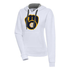 Milwaukee Brewers Antigua Women's Victory Pullover Hoodie Sale