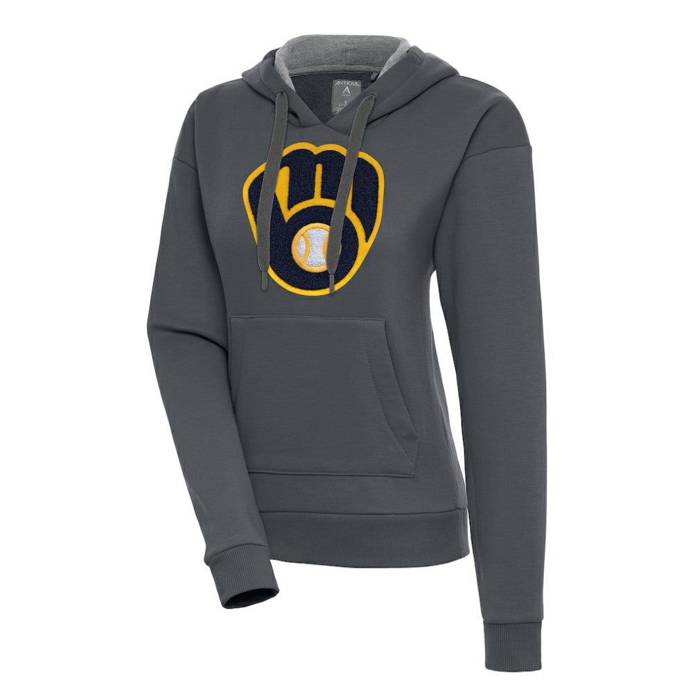 Milwaukee Brewers Antigua Women's Victory Pullover Hoodie Near Me