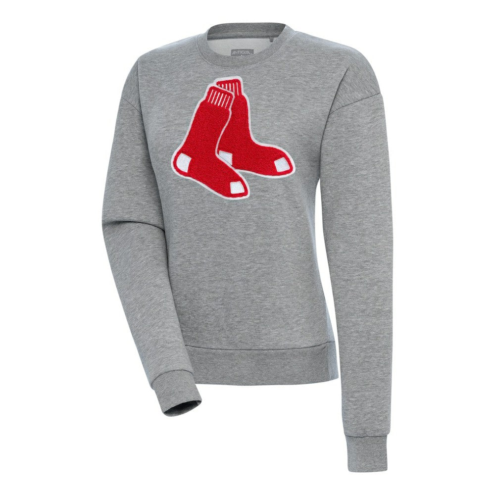 Boston Red Sox Antigua Women's Victory Chenille Pullover Sweatshirt for sale