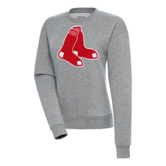 Boston Red Sox Antigua Women's Victory Chenille Pullover Sweatshirt for sale