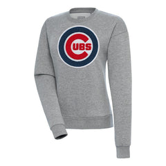 Chicago Cubs Antigua Women's Victory Chenille Pullover Sweatshirt for sale