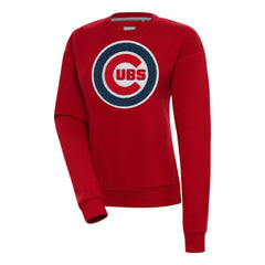 Chicago Cubs Antigua Women's Victory Chenille Pullover Sweatshirt Sale