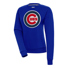 Chicago Cubs Antigua Women's Victory Chenille Pullover Sweatshirt Discount
