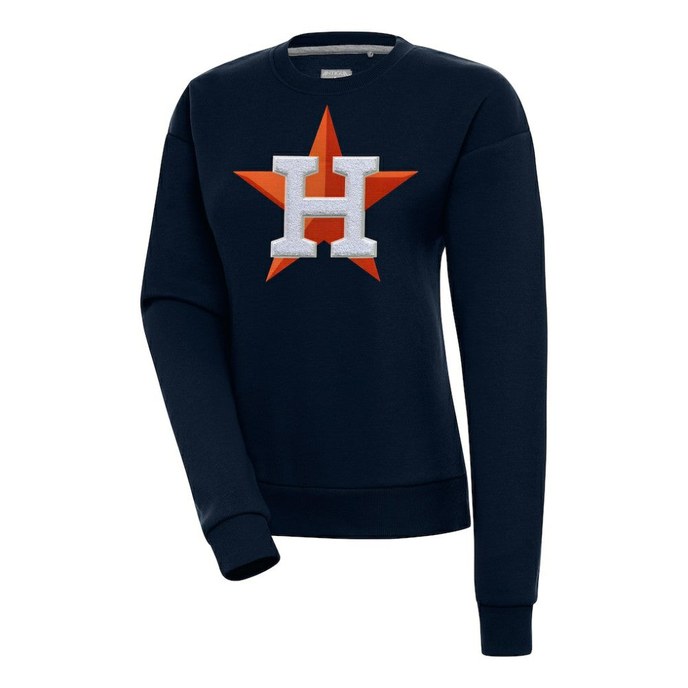 Houston Astros Antigua Women's Victory Chenille Pullover Sweatshirt Discount