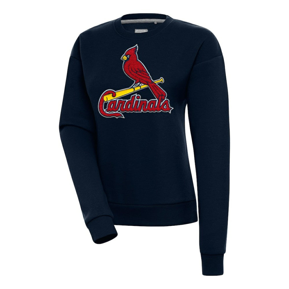 St. Louis Cardinals Antigua Women's Victory Chenille Pullover Sweatshirt Near Me