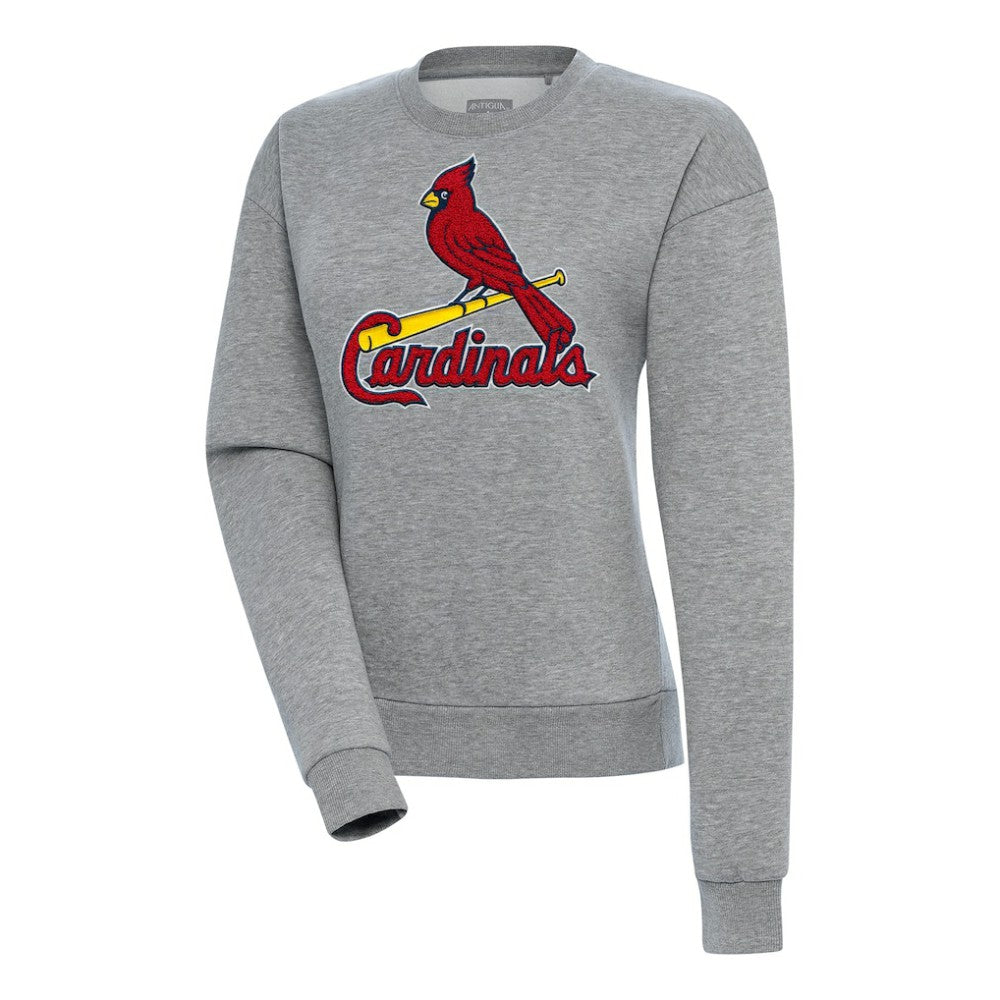 St. Louis Cardinals Antigua Women's Victory Chenille Pullover Sweatshirt for sale