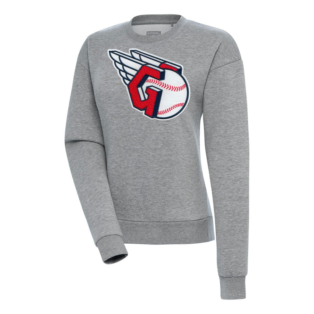 Cleveland Guardians Antigua Women's Victory Chenille Pullover Sweatshirt Discount