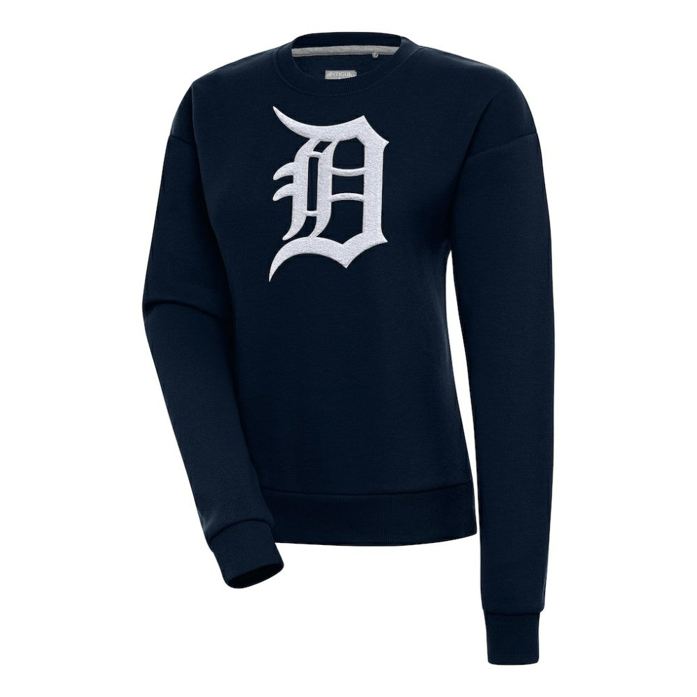 Detroit Tigers Antigua Women's Victory Chenille Pullover Sweatshirt Sale